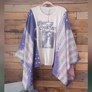 Upcycled Charlie Crockett Graphic Top